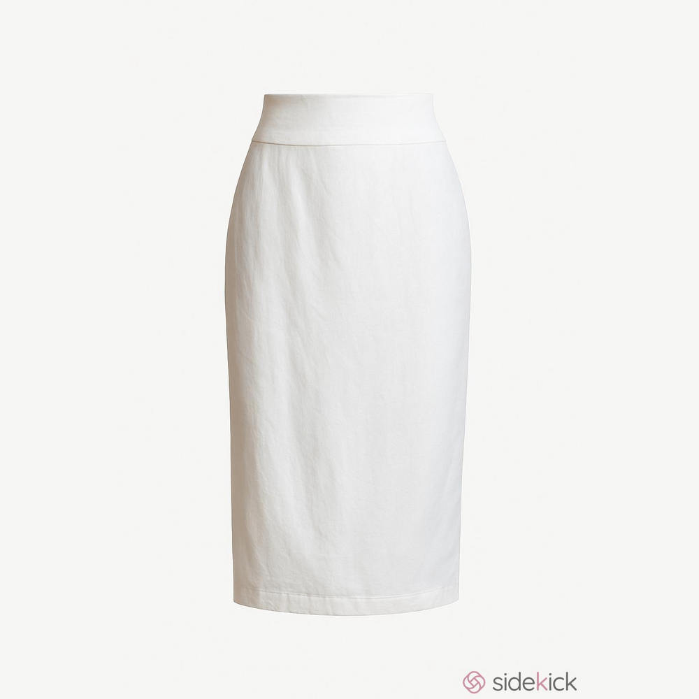 ABN White Midi Pencil Skirt Size Medium